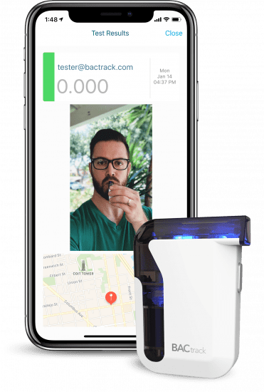 BACtrack View test results iPhone and mobile breathalyzer