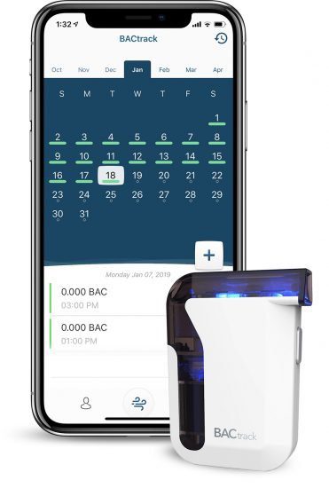 BACtrack View calendar and mobile breathalyzer