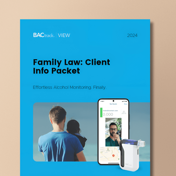 Alcohol Monitoring for Family Law Client Packet Image