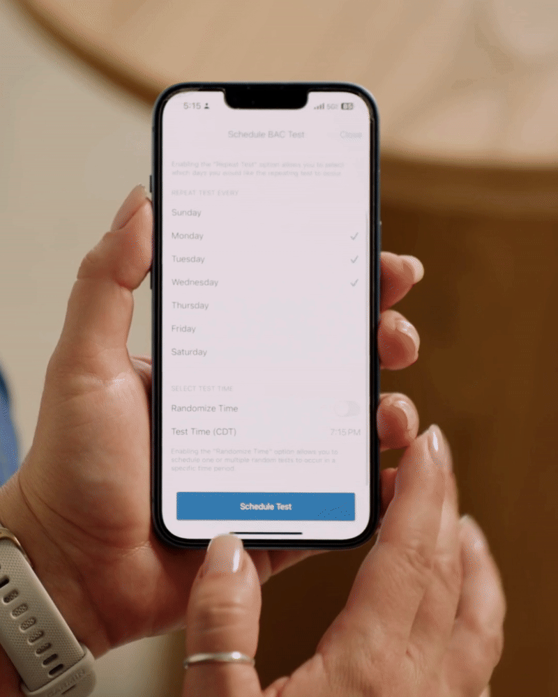 random alcohol testing gif